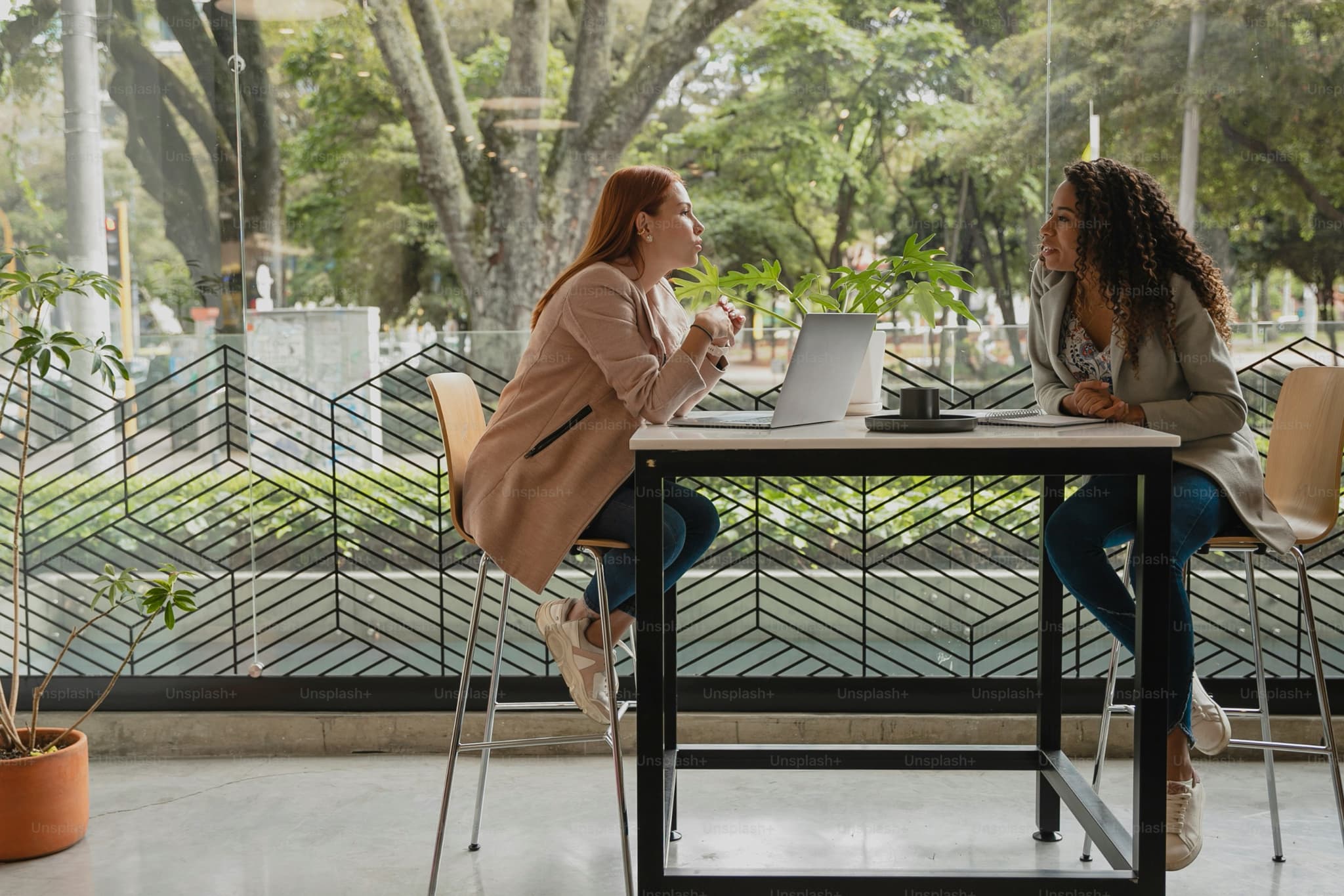 Person working at desk